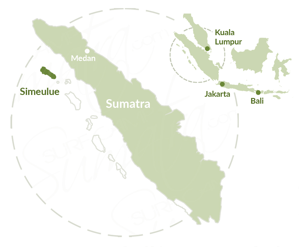 Simeulue map