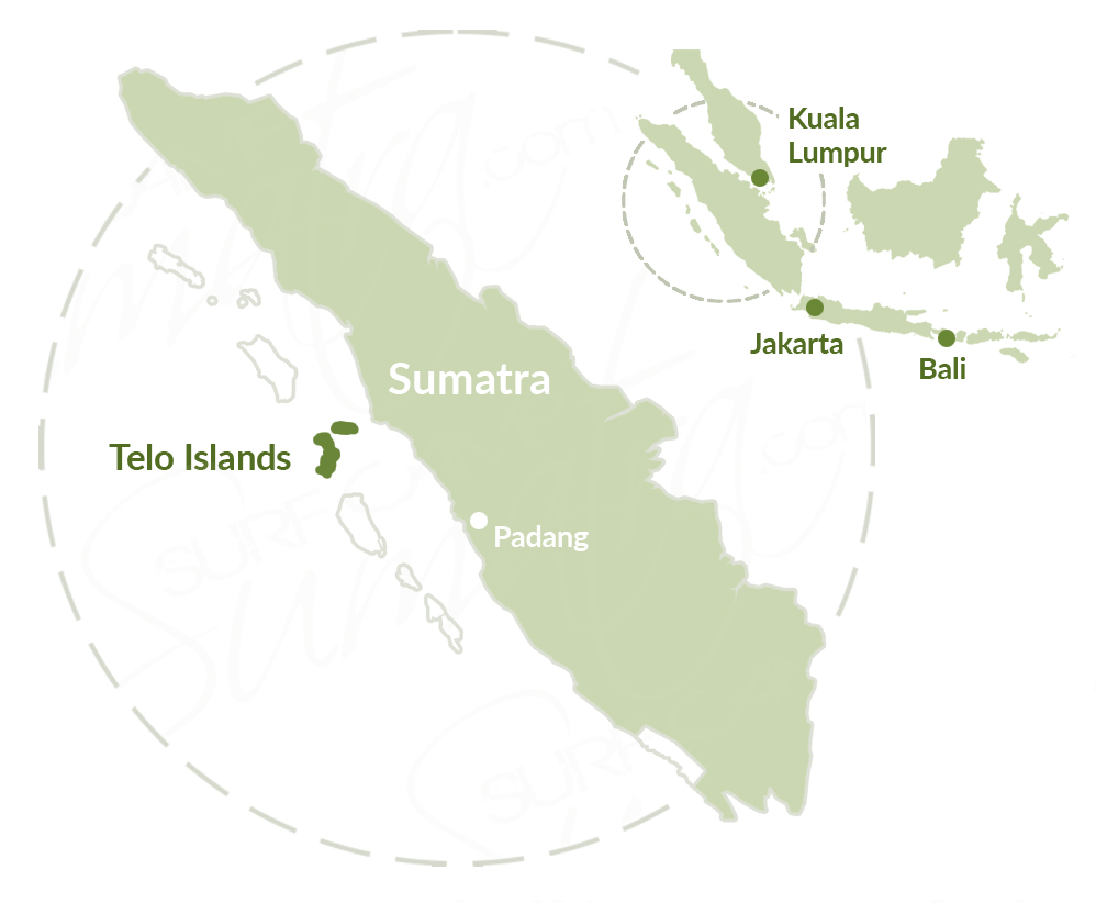 Telo Islands map