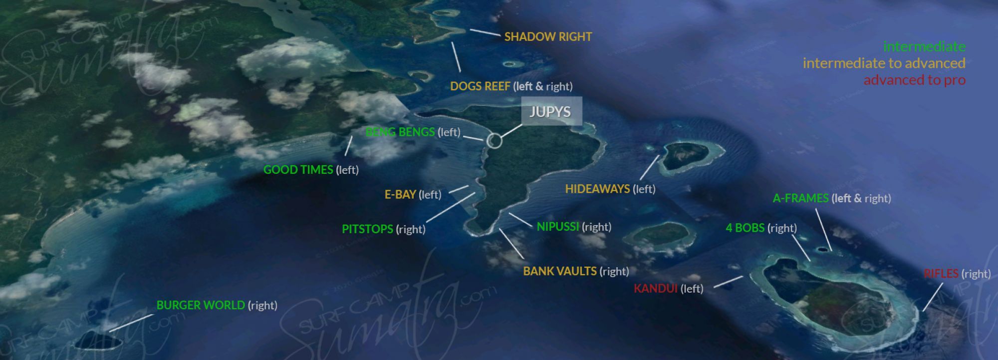 Jupys surf map