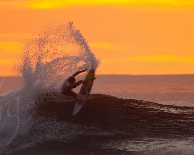 Beach break at Sunset