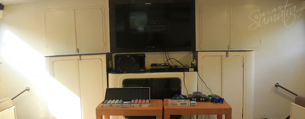 TV DVD and games console