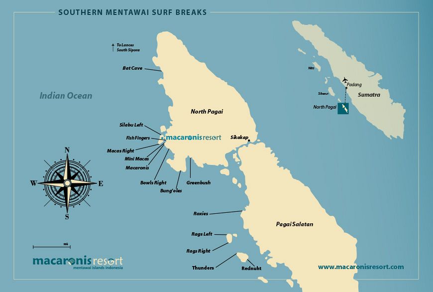 surf map macaronis