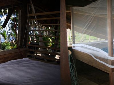 King size bed with a view