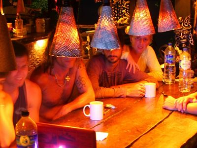 The restaurant surfing village