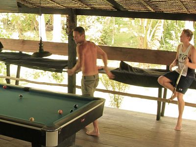 Theres always a pool comp each trip so bring your game