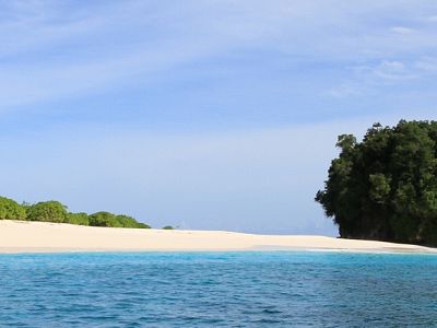 A 40 minute speed boat ride away