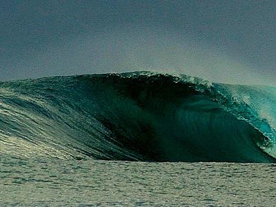 The heavier waves are often very uncrowded