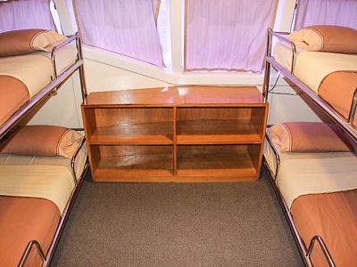 Spacious quad cabin