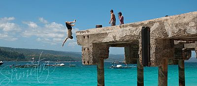 Flipping out at banana island