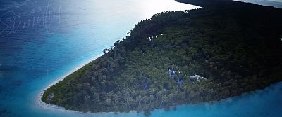 High above Awera Island