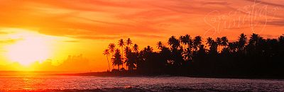 Majestic sunset from Salt