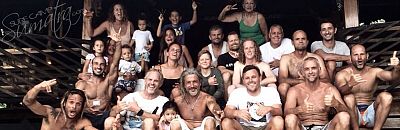 Another happy group at the end of their trip