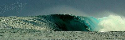 The heavier waves are often very uncrowded