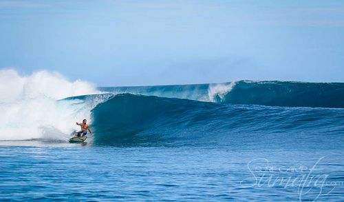 Telescopes surf break Sumatra
