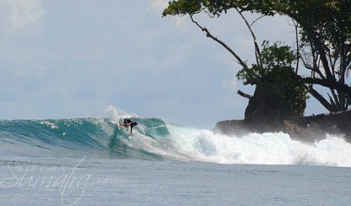 Burger World surf break Sumatra